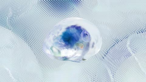 Abstract glowing neural network representing AI agents working across the internet, created by Google DeepMind