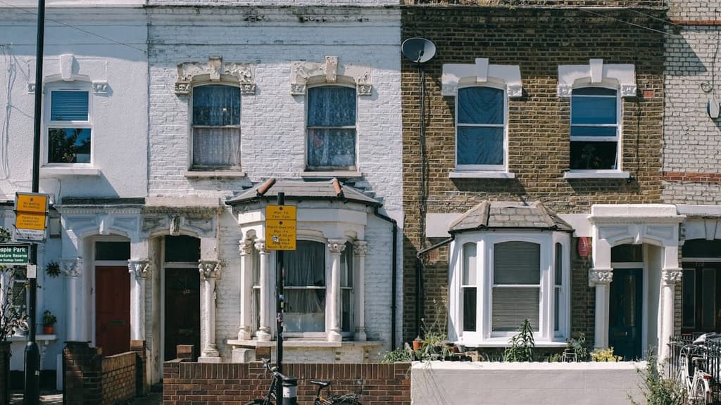 UK Terraced Houses London Street