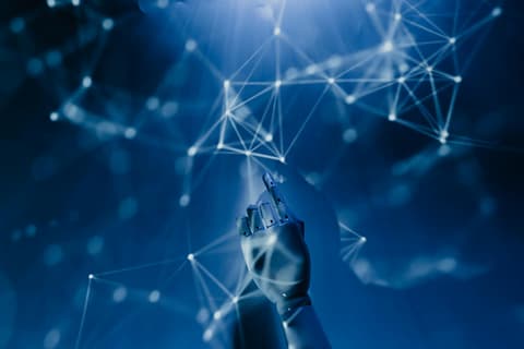 Small business owner answering customer calls with AI assistance